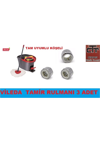Vileda Turbo Rulmanı 3 Adet -Ekonomik Paket 3Lü Paket