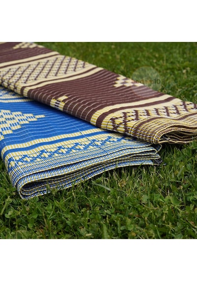 Plastik Hasır Halı Kilim Piknik Cami Park Plaj Bahçe Balkon Teras Kamp Outdoor Karavan 140 X 230 Cm 98 x 98