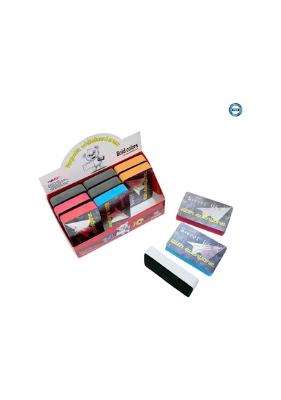 Tahta Silgisi Büyük-metalik 12'li Paket Kara Tahta