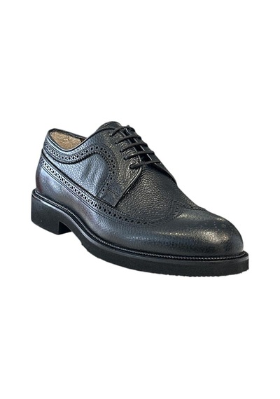 Gianni Maggi 2309 Erkek Dana Derisi Klasik Ayakkabı Siyah Siyah