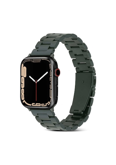 Watch Ultra 49mm Kordon Uyumlu Krd-04 Metal Strap Kayış Clo- Olive