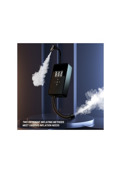 Oto Kompresör Şarjlı Taşınabilir Powerbank El Fenerli Araç Lastik Şişirme Pompası Flaşör Göstergeli - 872845151