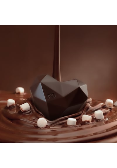 Patislove Heart Chocolate Bomb Marshmallow Dolgulu Kalp Sıcak Çikolata, 35g