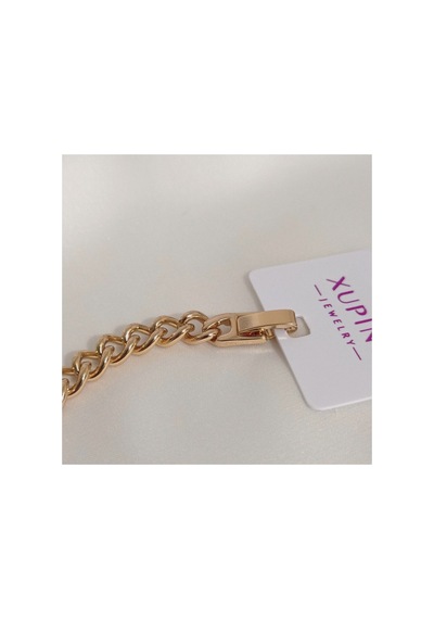 Xuping Vıp Kaliteli Antialerjik Üç Baget Kesimli Zirkon Taşlı Kraliyet Rose Gold Bileklik Rose Gold