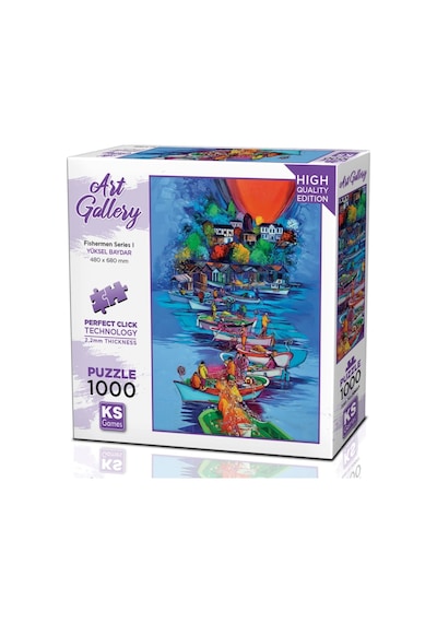 Ks Games 1000 Parça Balıkçılar Serisi I Puzzle