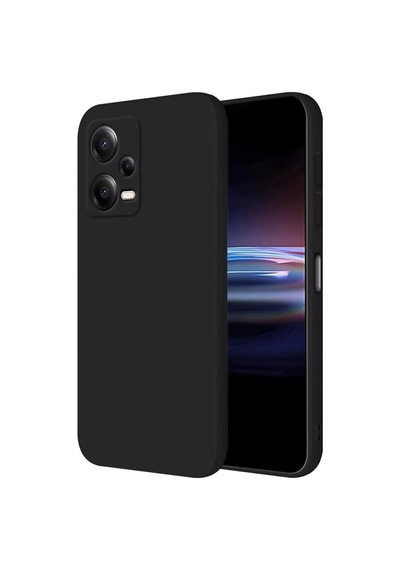 Poco X5 5g Kılıf First Silikon - Siyah Bz8683140586805