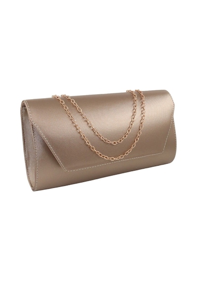 Keeba Bronz Abiye Çanta. Bronz Kadın Abiye Çanta. Abiye Bronz Kumaş Davet Gece Portföy Clutch Çanta.