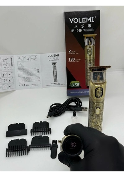 Dijital Göstergeli Saç Sakal Tıraş Makinesi - Sıfıra Yakın - Ip-1949 Go-53-vice 00560