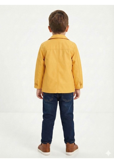 Xo Kids Erkek Çocuk 4lü Alt Üst Takım 2-5 Yaş 12201 Sarı