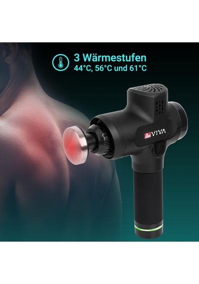 Asvıva Mgn1 Physiovibe Pro Masaj Tabancası Ve Isıtma Başlıklı Masaj Tabancası, 7 Masaj Başlığı, Değiştirilebilir Pil 2400 Mah Ve Usb Şarj Fonksiyonu Asvıva Mgn1 Physiovibe Pro Masaj Tabancası Ve Isıtma Başlıklı Masaj Tabancası, 7 Masaj Başlığı, Değiştirilebilir Pil 2400 Mah Ve Usb Şarj Fonksiyonu