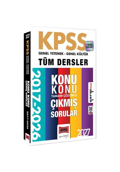 Yargı 2027 Kpss Genel Yetenek Genel Kültür Çıkmış Sorular 2017-2026 Konu Konu Çözümlü