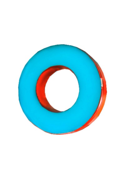 Beyna Minder Simit Minder 100 100 30 Cm Mavi - Turuncu