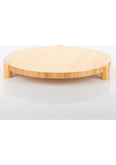 Mien 40cm Bambu Ayaklı Sunumluk Ahşap