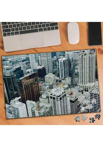 Şehrin Bina Hali 240 Parça Puzzle Yapboz-1246535
