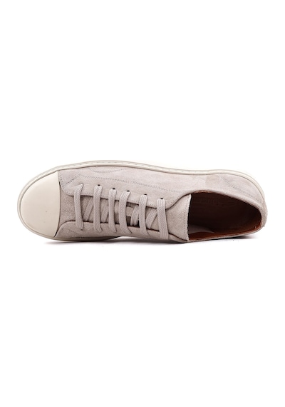 Shoetyle - Bej Hakiki Süet Bağcıklı Erkek Sneaker 666-25-1567
