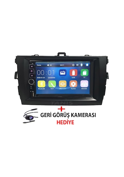 Toyota Corolla Double Teyp Multimedya Bt-Usb Dokunmatik Ekranlı Toyota Corolla Double Teyp Multimedya Bt-Usb Dokunmatik Ekranlı