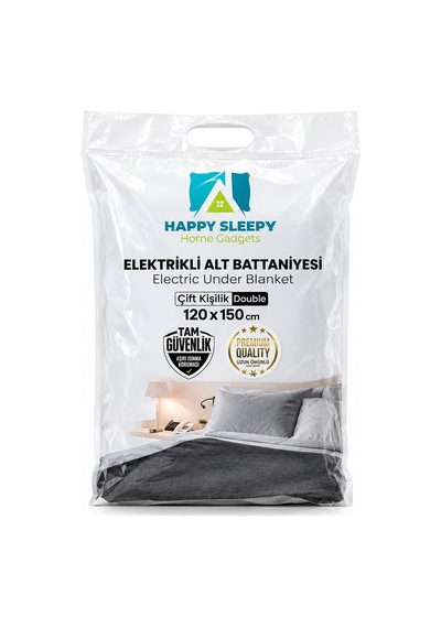 Elektrikli Battaniye Çift Kişilik 120x150 Cm Çok Renkli