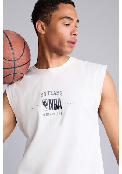 Defacto Nba Wordmark Oversıze Baskılı Bisiklet Yaka Atlet G0909ax26smer105 Ekru-er105 Defacto Nba Wordmark Oversıze Baskılı Bisiklet Yaka Atlet G0909ax26smer105 Ekru-er105