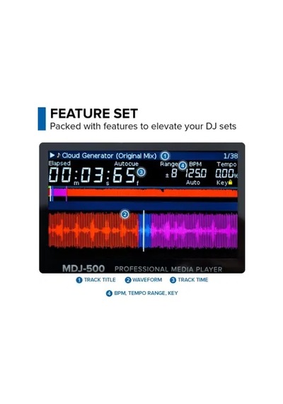 Mdj-500 Profesyonel Dj Media Player