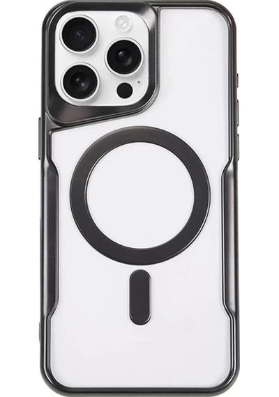 Newface Apple İphone 14 Pro Kılıf Boyi Magsafe Silikon Kapak - Siyah