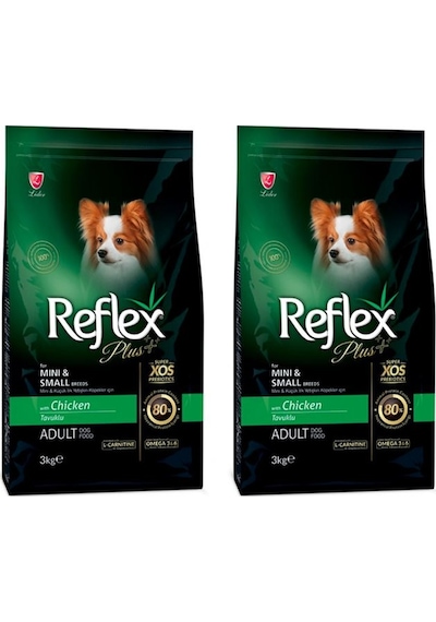 Reflex Plus Tavuklu Mini Küçük Irk Yetişkin Köpek Maması 2 x 3 KG Reflex Plus Tavuklu Mini Küçük Irk Yetişkin Köpek Maması 2 x 3 KG