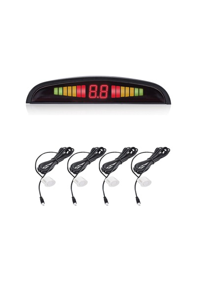 GPR AUTO PARTS TÜRKÇE KONUŞAN PARK SENSÖRÜ LED GÖSTERGELİ BEYAZ S
