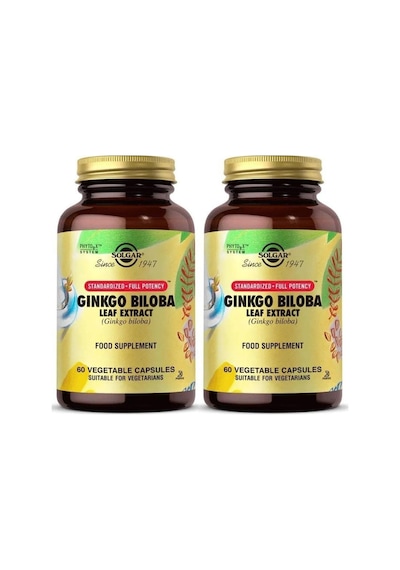 Ginkgo Biloba Leaf Extract 60 Kapsül 2 Adet