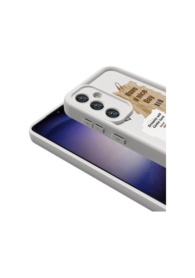 Samsung Galaxy A35 Uyumlu Renkli Tasarımlı Kamera Korumalı Baskılı Kılıf