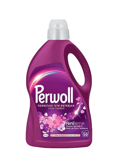 Perwoll Yenileme & Hassas Sıvı Çamaşır Deterjanı Çiçek Cazibesi 2 2950 ML
