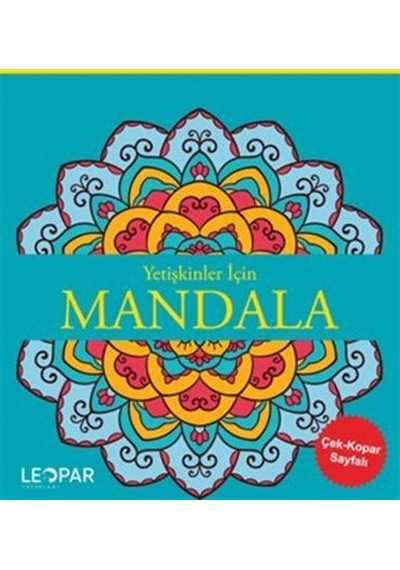 Yetişkinler İçin Mandala Mavi