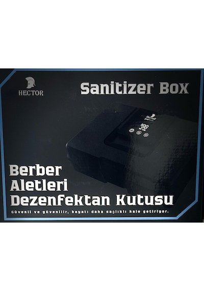Hector Santitizer Box - Berber Aletleri Dezenfektan Kutusu Ve Organizer