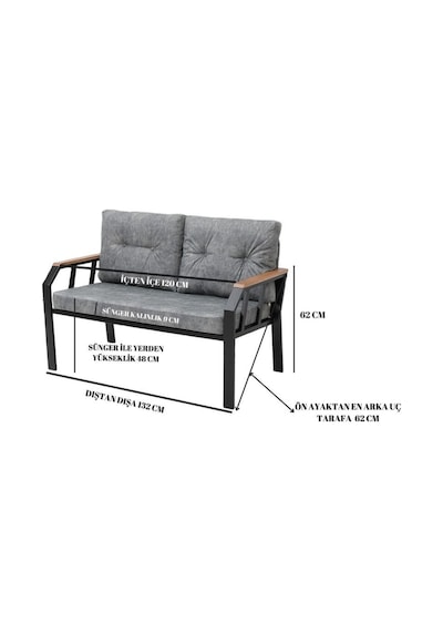 Tu Tienda Nergiz 2 1 1 Masa Demonte Bahçe Balkon Mutfak Mobilyası,yeşil Koyu Yeşil Tu Tienda Nergiz 2 1 1 Masa Demonte Bahçe Balkon Mutfak Mobilyası,yeşil Koyu Yeşil
