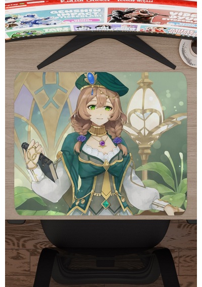 Lisa Genshin Impact Anime Oyuncu V5 - 48x40 Xl Gaming Mouse Pad Fare Altlığı
