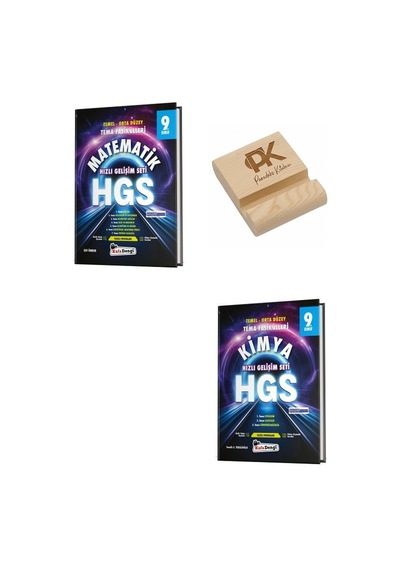 Kafa Dengi 9. Sınıf Hgs Matematik Ve Kimya Hızlı Gelişim Seti Tema Fasikülleri + Telefon Standı