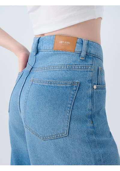 LOFT Palazzo Palazzo Fıt Kadın Pantolon Lf2039827 Q1.v1 Denim