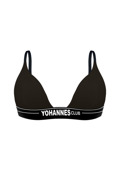 Yohannes Club, Kadın Pamuklu İç Çamaşırı Takımı, Renk Seçenekli, Üçgen Sütyen-kemerli Boyshort-boxer Külot Siyah Yohannes Club, Kadın Pamuklu İç Çamaşırı Takımı, Renk Seçenekli, Üçgen Sütyen-kemerli Boyshort-boxer Külot Siyah