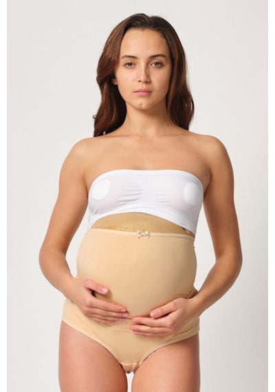 Emay Mı 2825 Cotton Hamile Karın Slip Korse Ten