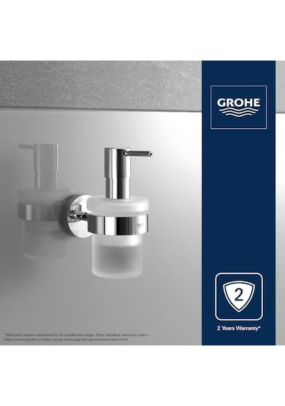 Sıvı Sabunluk Seti Essentials Krom - 40448001 000 Açık Krem