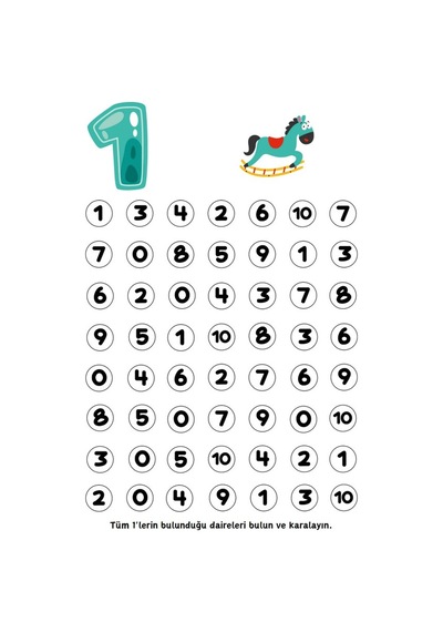 Okul Öncesi Sayılar Matematiğe Giriş Yaz-sil Kitabı