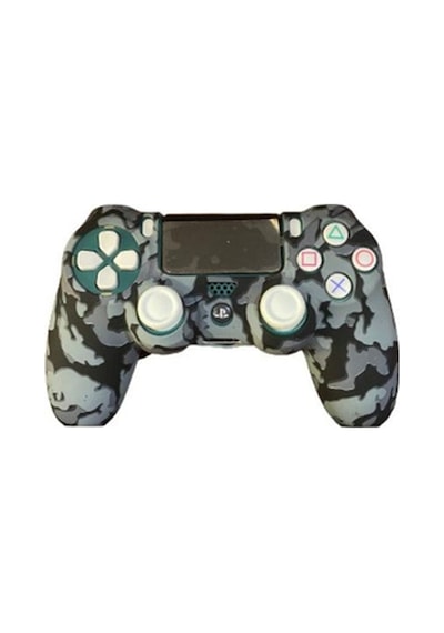 Playstation 4 Ps4 Dualshock Joystick Kamuflaj Tasarım Silikon Kılıf Kamuflaj 4