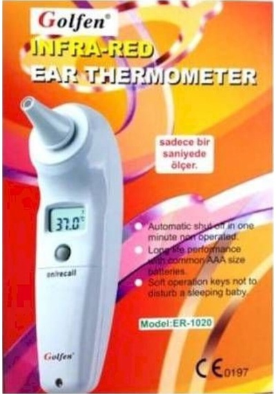 Golfen Infrared Kulak İçi Ateş Ölçer Ear Thermometer