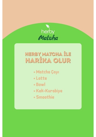 Herby Premium Matcha Antep Fıstığı Aromalı