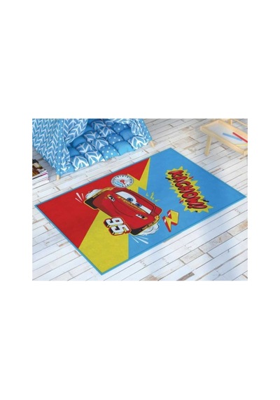 Mcqueen Cars Kachow Halı 80 120 Kirmizi