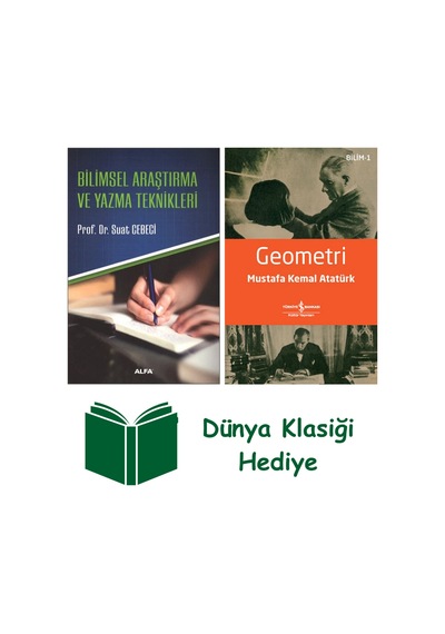 Bilimsel Araştırma Ve Yazma Teknikleri + Geometri + Dünya Klasiği Hediye