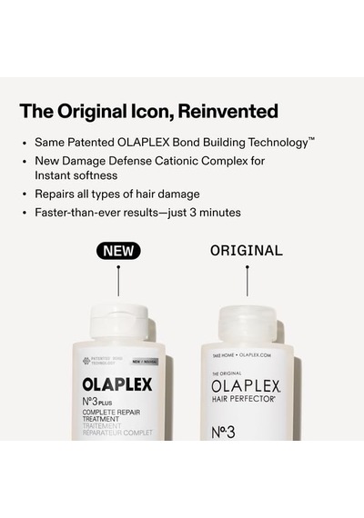 Olaplex No. 3 Plus Ultimate Repair Treatment Saç Bakım Ürünü 250 Ml Tüm Saç Tipleri İçin Proteinsiz, Renk Güvenli Formül Her 1-3 Yıkamada Veya Günlük Olarak İstediğiniz Şekilde Kullanın