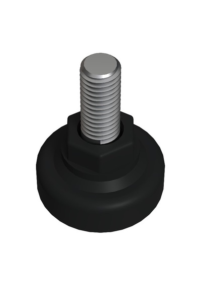 Cateksss M8x35 Anahtar Başlı Bingo Ayak, Pingo Ayak, Çap:34 Mm Siyah - 56 Lı Paket