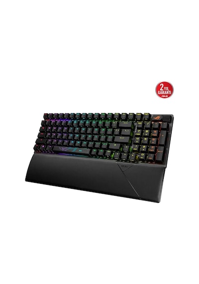 Asus Rog Strix Scope Iı 96 Wireless Nx Snow Switch Mekanik Rgb Gaming İngilizce Klavye