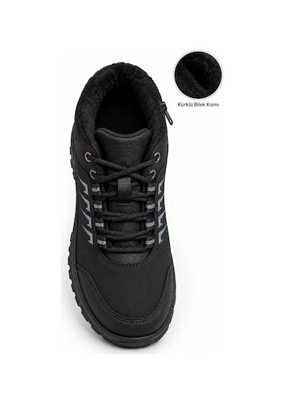 Vojo Fix İçi Tüylü Fermuarlı Günlük Outdoor Erkek Bot 267800001917 01 Siyah