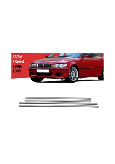 Bmw 3 Serisi E46 Krom Cam Çıtası 4 Parça 1998-2005