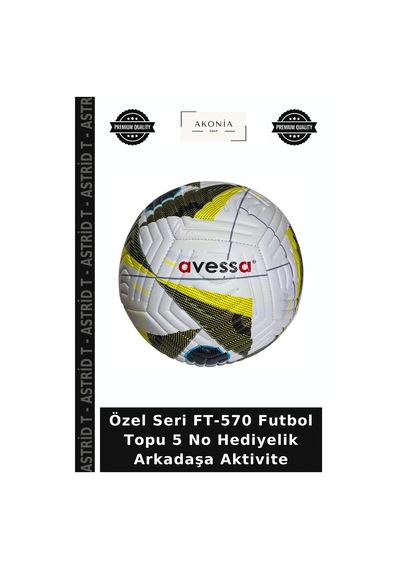 Özel Seri Ft-570 Futbol Topu 5 No Hediyelik Arkadaşa Aktivite Çok Renkli
